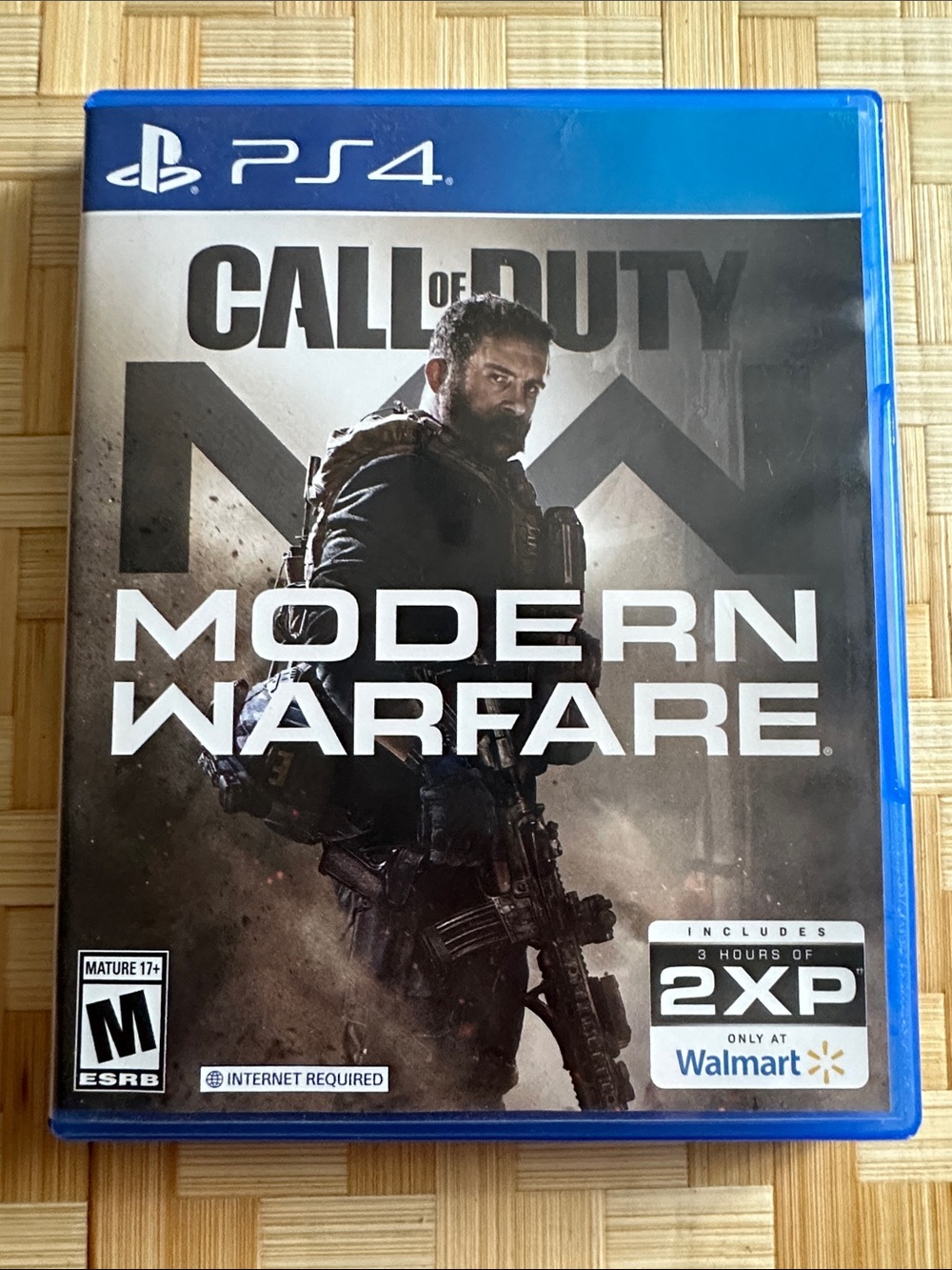 Call of Duty: Modern Warfare (PS4) - Black & Blue Game Case